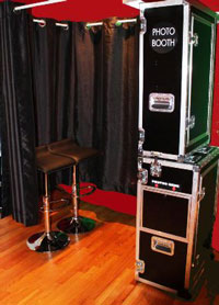 snapflash photo booth for parties and casino nights